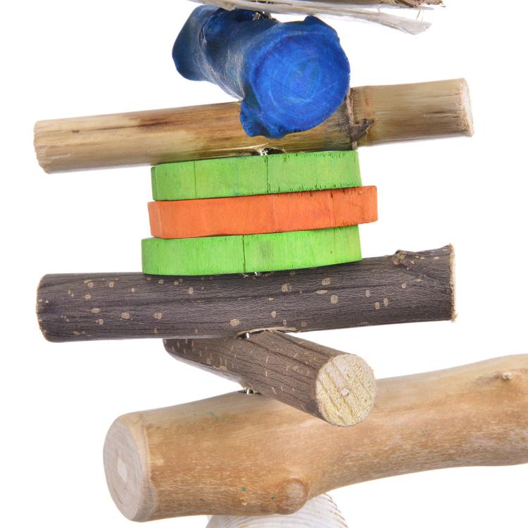 Houpací síť JAVA s mušlemi L – pro velké a střední papoušky od ParrotPlanet.cz