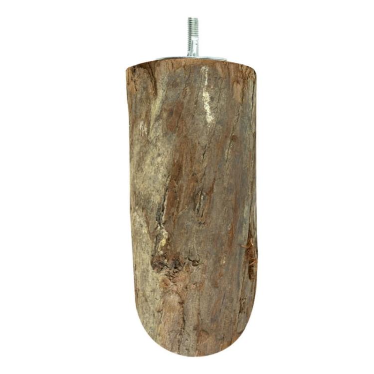 Přírodní bidýlko z pomalu sušeného dřeva – velikost L pro střední papoušky od ParrotPlanet.cz