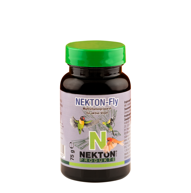 NEKTON Fly 75 g – multivitamín pro aktivní ptáky | 150 ml od ParrotPlanet.cz