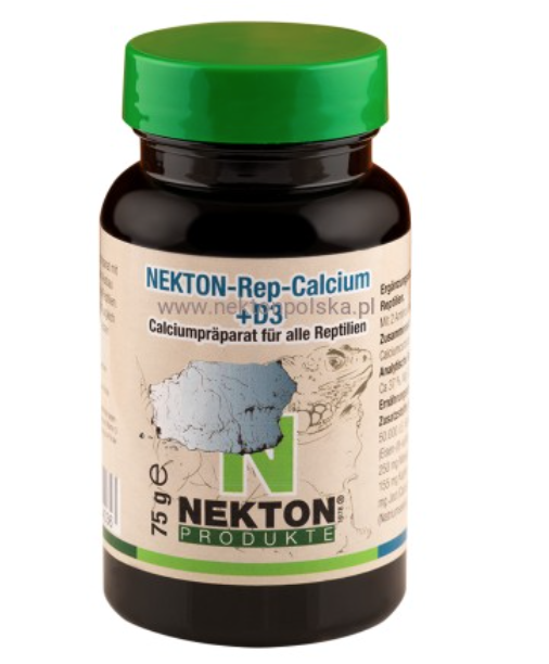 NEKTON-REP Calcium + D3 65 g – vitamínový přípravek pro všechny plazy od ParrotPlanet.cz