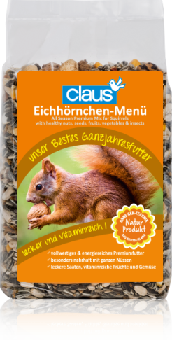 Claus Squirrel Menue krmivo pro veverky 700 g od ParrotPlanet.cz