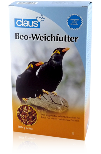 Claus Beo - Weichfutter - kompletní krmivo pro drozdy a jiné ovocné ptáky od ParrotPlanet.cz