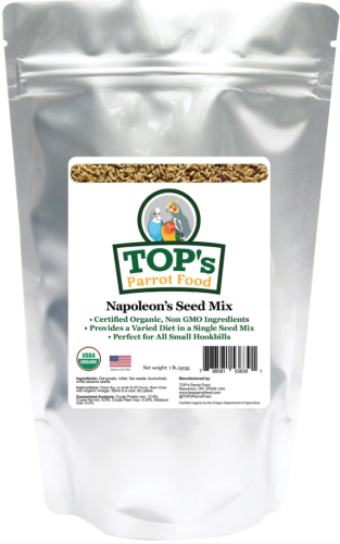 TTop's Napoleon's Seed Mix – Organická směs pro klíčení pro malé papoušky 453 g od ParrotPlanet.cz