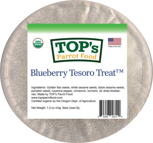 Top's Tesoro Parrot Treat - BLUEBERRY - Ekologická pochoutka pro papoušky s příchutí borůvek 44 g od ParrotPlanet.cz