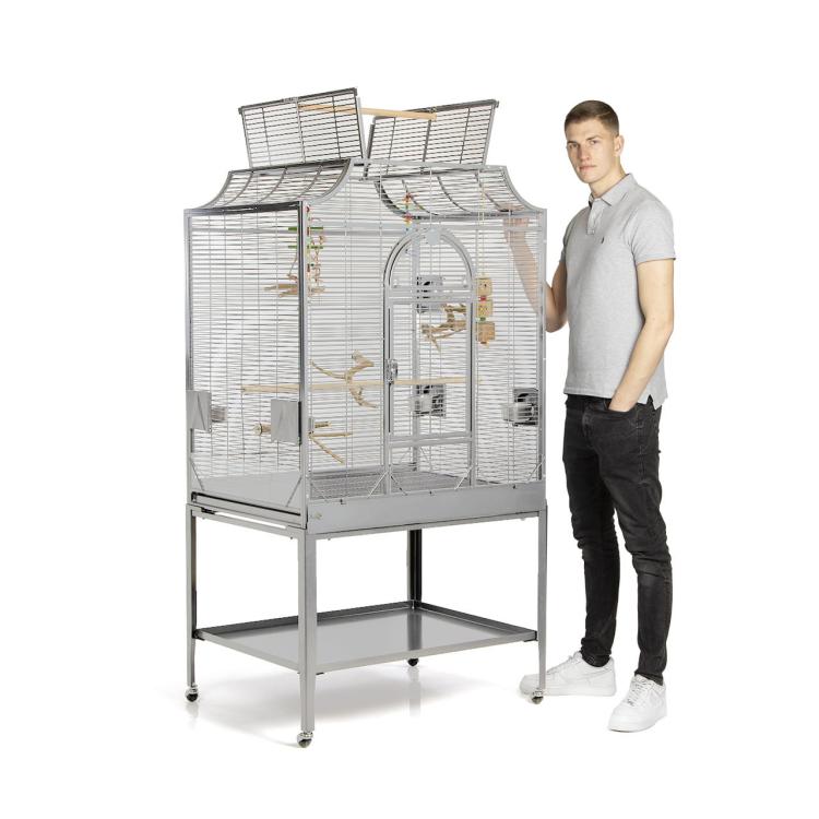 Klece pro papoušky Montana Madeira III světlá – malé a střední papoušci od ParrotPlanet.cz