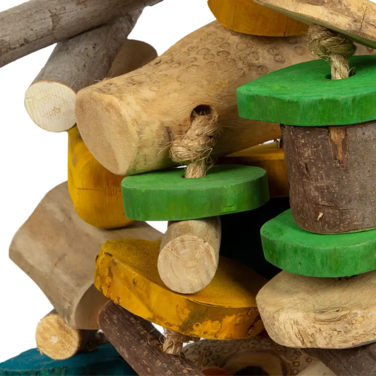 Drewniany GiGaNt - ogromna zabawka dla dużych papug - 6,5 kg od ParrotPlanet.cz