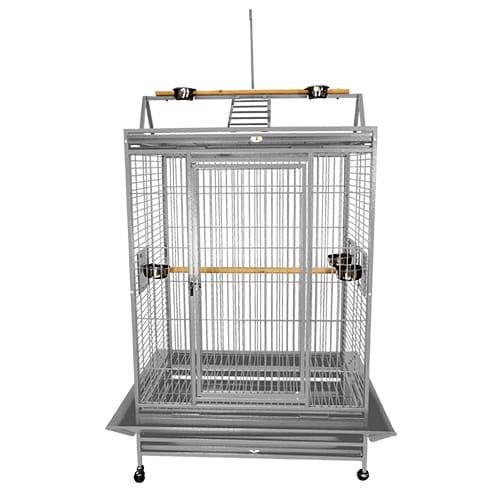 King's Cages BIG PARROTS XXL – Klec pro velké a střední papoušky (amazona, ara, kakadu, žako) – světlá od parrotplanet.cz