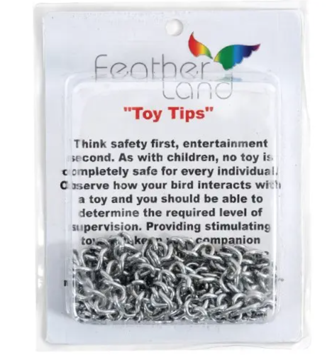 Řetěz z chirurgické oceli S – náhradní díly pro výrobu hraček pro papoušky DIY od parrotplanet.cz