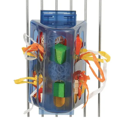 Krabice plná překvapení – interaktivní hračka pro všechny papoušky od ParrotPlanet.cz