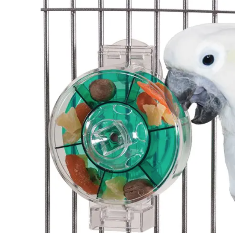 Hračka Krmítko pro velké i malé papoušky – Kreativní a zajímavé krmení každý den | krmení od ParrotPlanet.cz