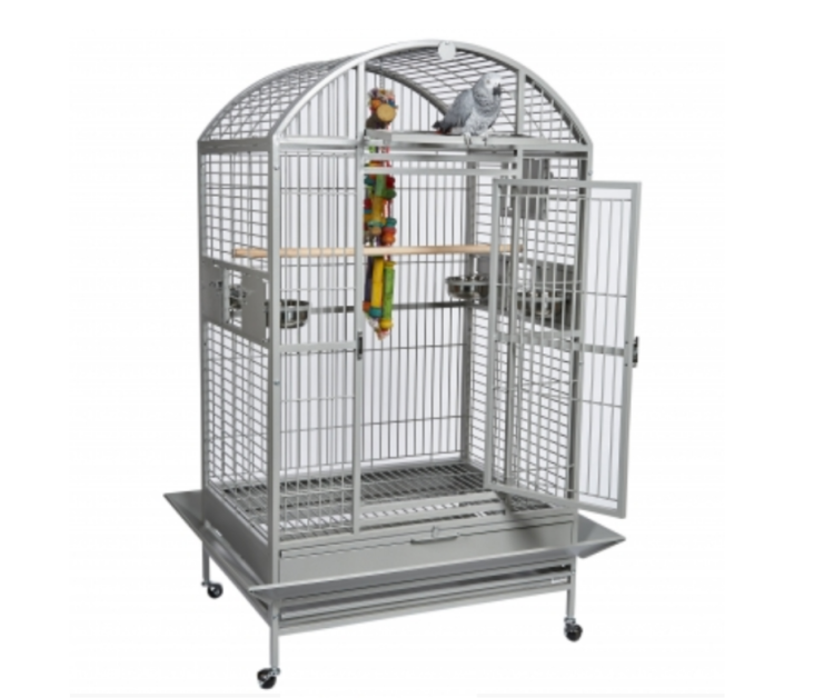 Klec pro papoušky Rainforest Santos Dome – světlá od ParrotPlanet.cz