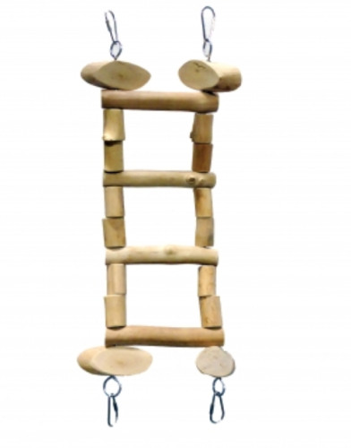 Jen nahoru! – Přírodní nezničitelná žebřík ze dřeva Java | Hračka pro všechny papoušky od ParrotPlanet.cz