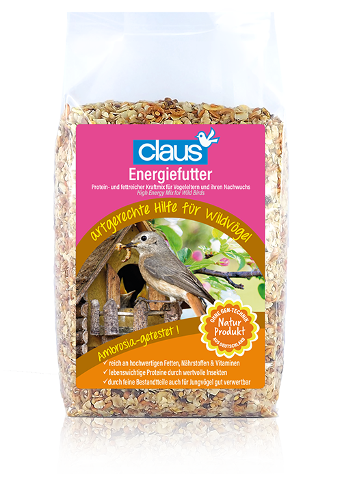 Claus Set Energiefutter + Futtersäule - Krmítko + krmivo pro volně žijící ptáky od ParrotPlanet.cz