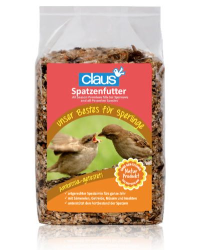 Claus Spatzenfutter – krmivo pro vrabce 700 g od ParrotPlanet.cz