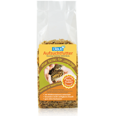 Claus – Potrava pro ruční krmení mláďat divokých ptáků 100 g od ParrotPlanet.cz