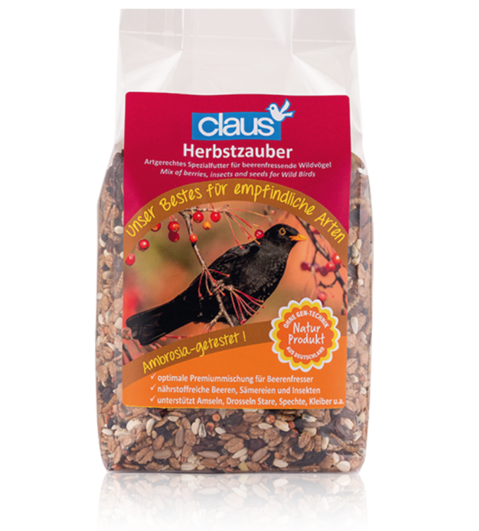Claus Herbstzauber – Claus „Podzimní kouzlo“ krmivo pro volně žijící a zahradní ptáky 700 g od ParrotPlanet.cz