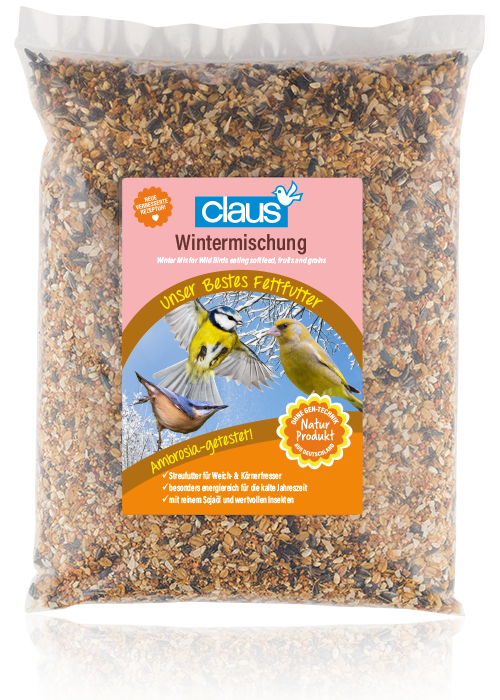 Claus Wintermischung – Claus „Zimní směs“ krmivo pro volně žijící a zahradní ptáky 1 kg od parrotPlanet.cz