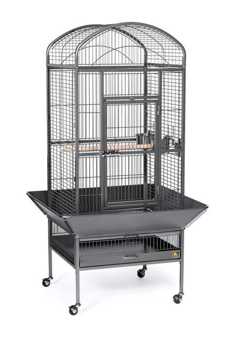Prevue Pet - Dome Top - Klec pro střední a velké papoušky z tepaného železa - tmavá od ParrotPlanet.cz