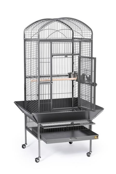 Prevue Pet - Dome Top - Klec pro střední a velké papoušky z tepaného železa - tmavá od ParrotPlanet.cz
