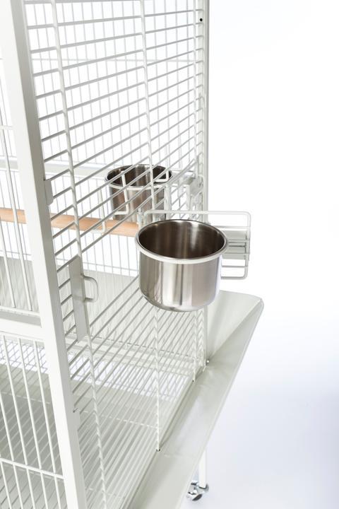 Prevue Pet - Dome Top - Klec pro střední a velké papoušky z tepaného železa - bílá od ParrotPlanet.cz