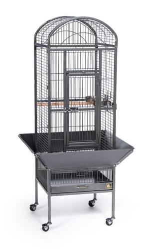 Prevue Pet - Small Dome Top - Klec pro střední papoušky z tepaného železa - tmavá od ParrotPlanet.cz