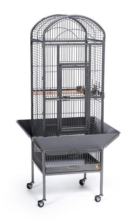 Prevue Pet - Small Dome Top - Klec pro střední papoušky z tepaného železa - tmavá od ParrotPlanet.cz