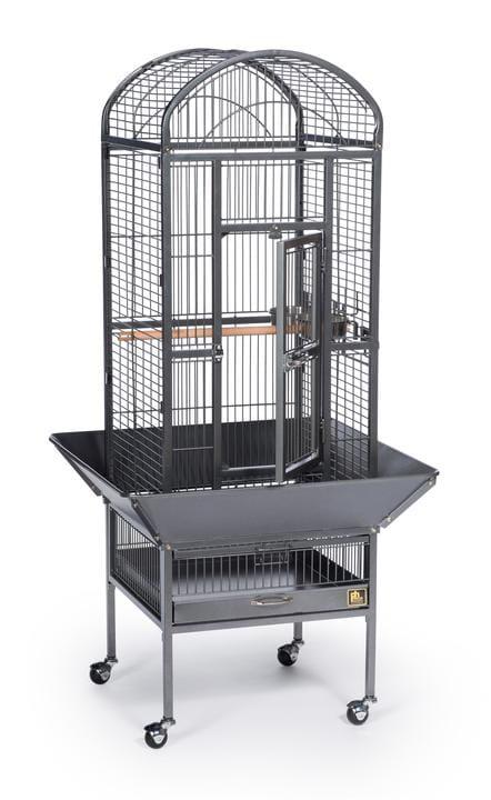 Prevue Pet - Small Dome Top - Klec pro střední papoušky z tepaného železa - tmavá od ParrotPlanet.cz