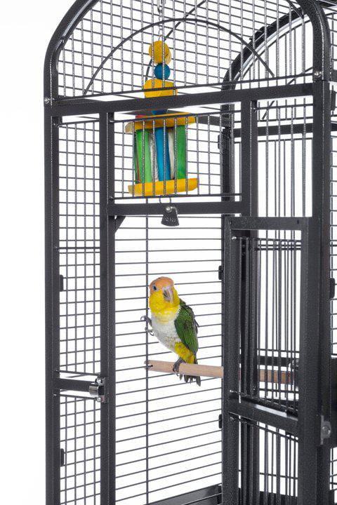 Prevue Pet - Small Dome Top - Klec pro střední papoušky z tepaného železa - tmavá od ParrotPlanet.cz