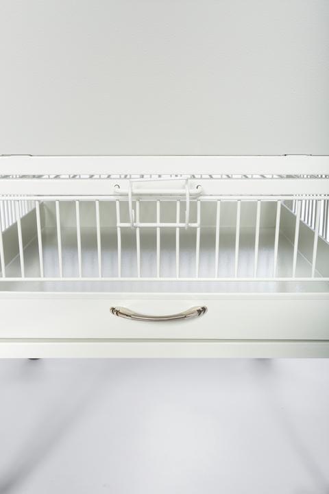 Prevue Pet - Small Dome Top - Klec pro střední papoušky z tepaného železa - bílá od ParrotPlanet.cz