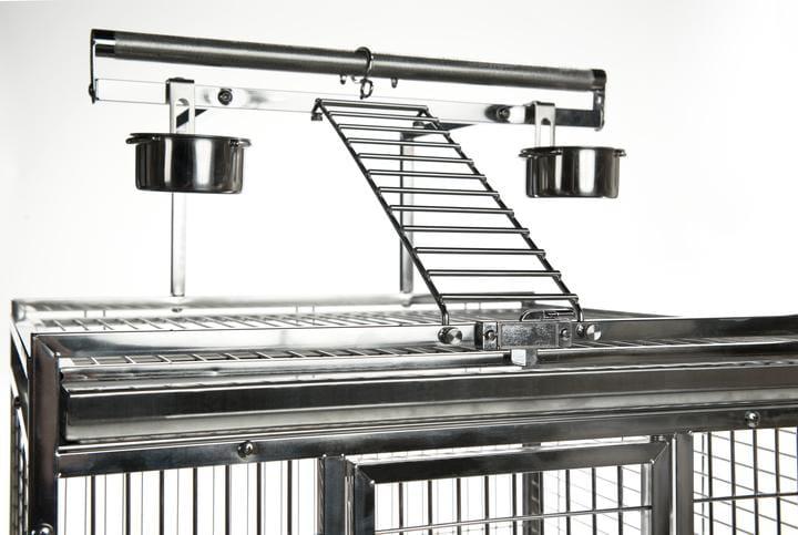 Prevue Pet - Play Top Medium - Klec z NEREZOVÉ OCELI pro střední papoušky od ParrotPlanet.cz