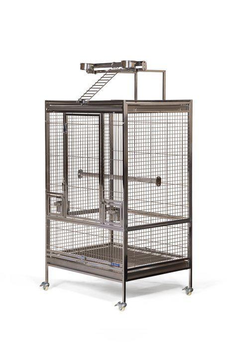 Prevue Pet - Play Top Large - Klec z NEREZOVÉ OCELI pro střední a velké papoušky od ParrotPlanet.cz