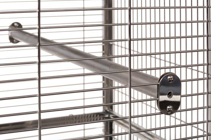 Prevue Pet - Play Top Large - Klec z NEREZOVÉ OCELI pro střední a velké papoušky od ParrotPlanet.cz