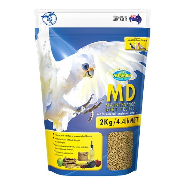 VETAFARM- Maintenance Diet - Celoroční granule pro VŠECHNY PAPOUŠKY 2 kg od ParrotPlanet.cz