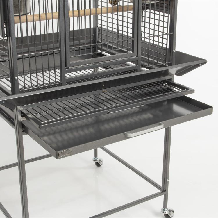 Klece pro papoušky Montana Finca Dome tmavá od ParrotPlanet.cz