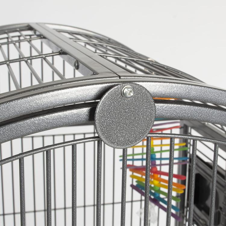 Klece pro papoušky Montana Finca Dome tmavá od ParrotPlanet.cz