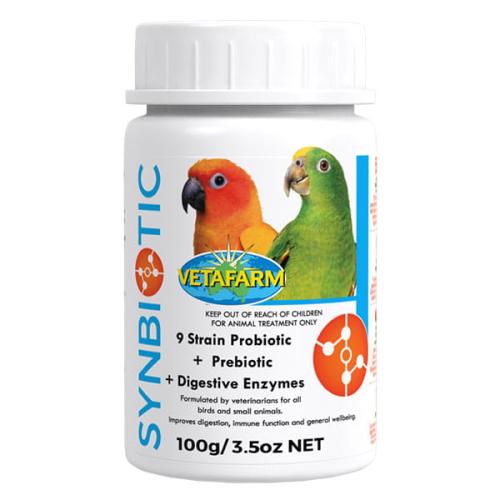 Vetafarm - Synbiotic Avian - Probiotikum s přírodním prebiotikem 100 g od ParrotPlanet.cz