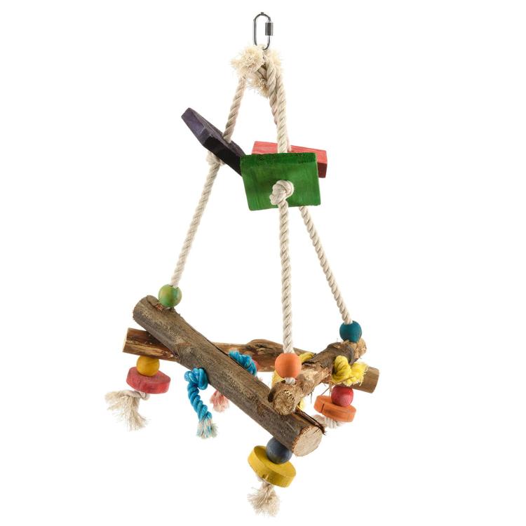 Závěsná pyramida – houpací tyč pro papoušky od ParrotPlanet.cz