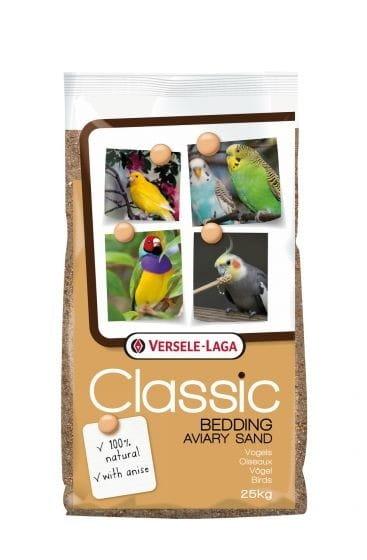 Versele Laga Aviary Classic Bedding Sand 25 kg – písek s drtivými částicemi pro ptáky od ParrotPlanet.cz