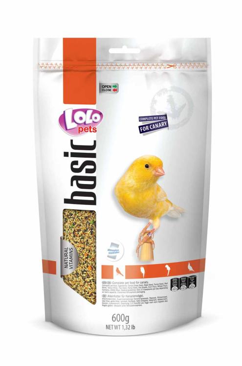LoLo Pets BASIC 600 g krmivo pro kanárky od ParrotPlanet.cz