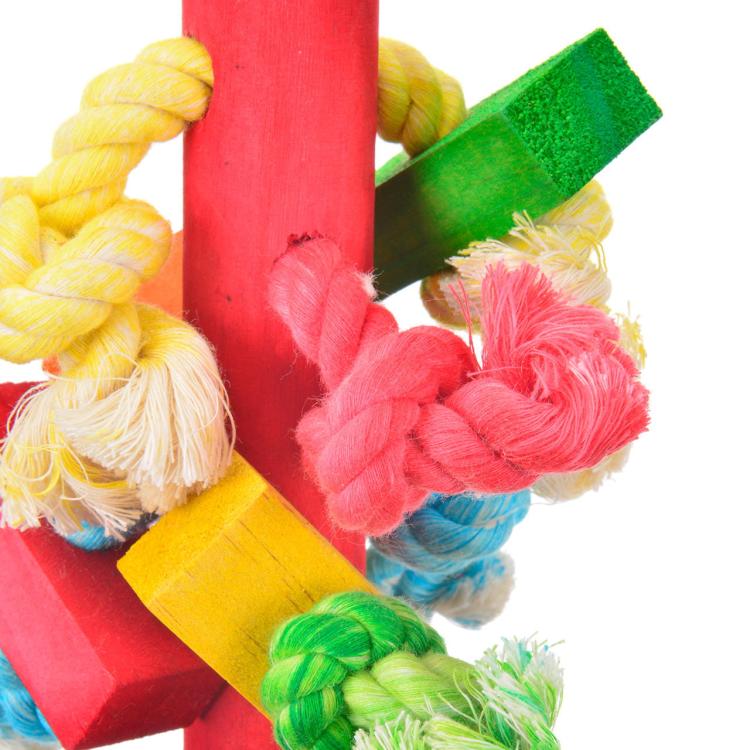 3 v 1 – Barevná dřevěná hračka pro všechny PaPug 61 cm od ParrotPlanet.cz