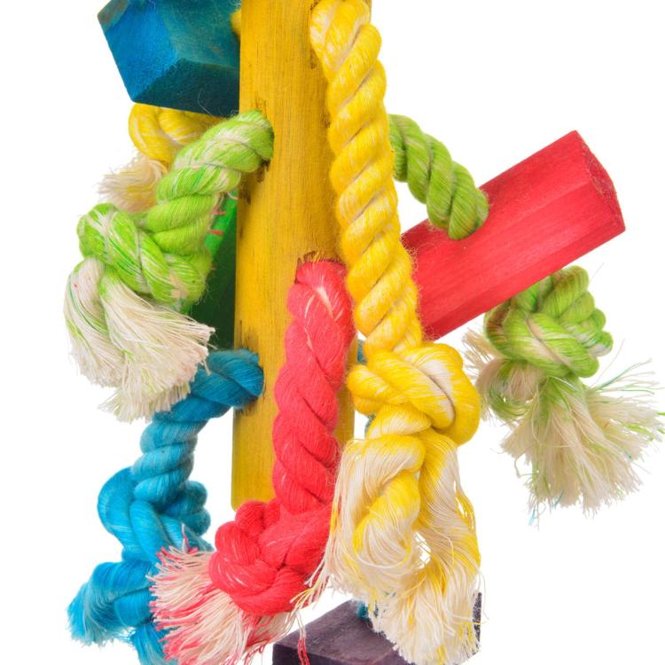 3 v 1 – Barevná dřevěná hračka pro všechny PaPug 61 cm od ParrotPlanet.cz