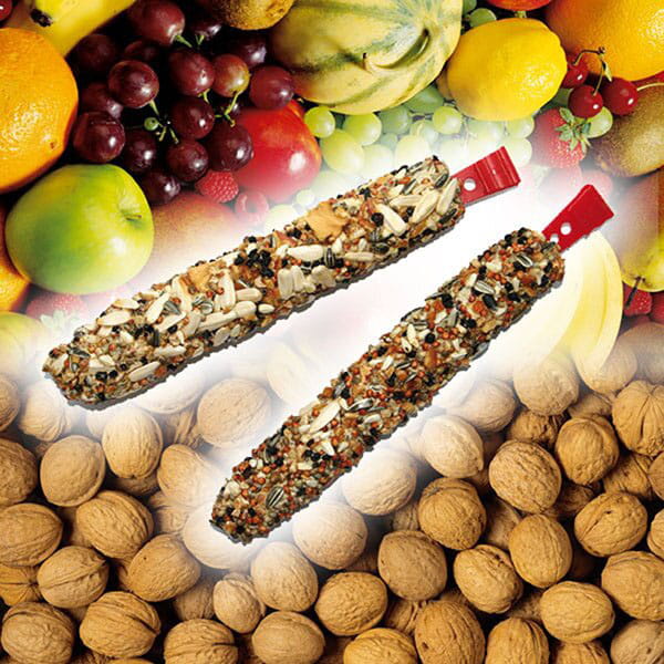 Kolby WAGNER Ovocno-ořechové Rozkosz JUMBO XL – kolba Fruit &amp; Nut 250 g od ParrotPlanet.cz