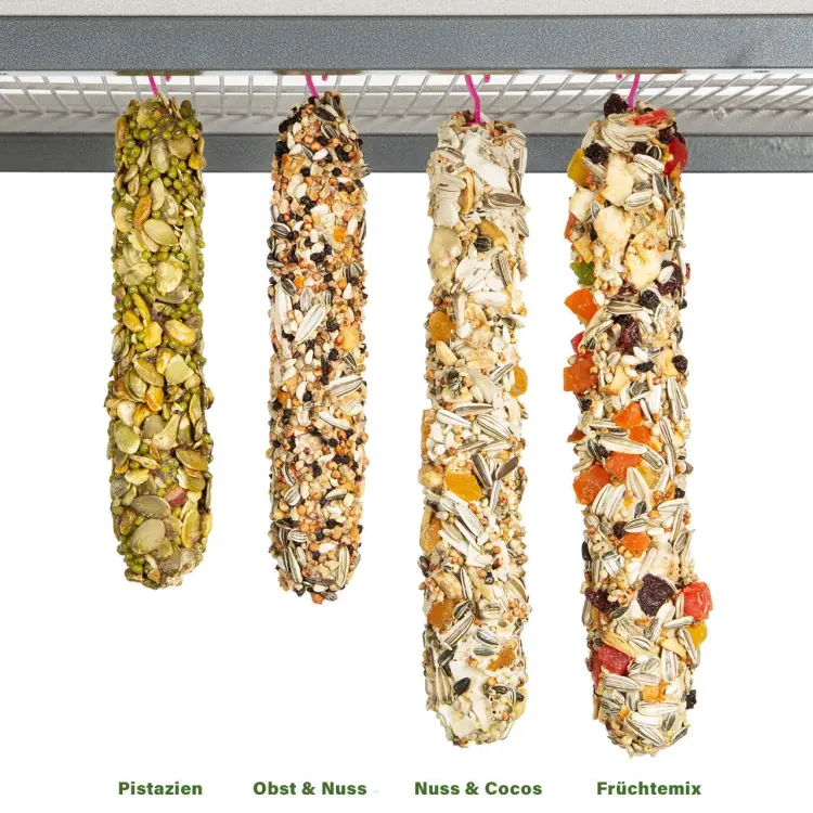 Kolby WAGNER Ovocno-ořechové Rozkosz JUMBO XL – kolba Fruit &amp; Nut 250 g od ParrotPlanet.cz