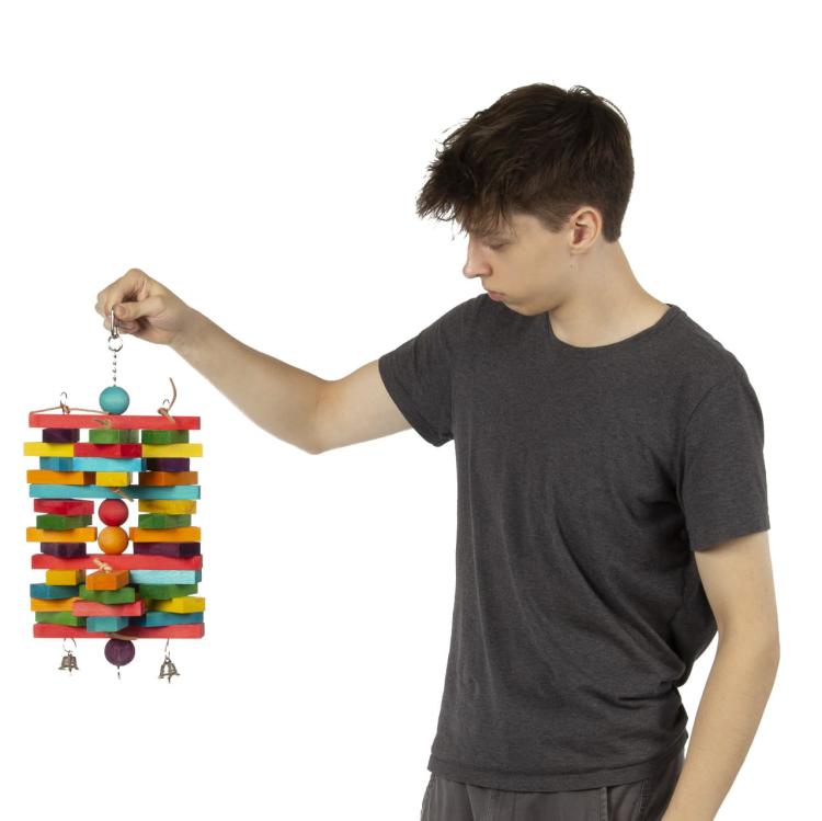 Šach Mat – velká hračka pro velké a střední papoušky od ParrotPlanet.cz