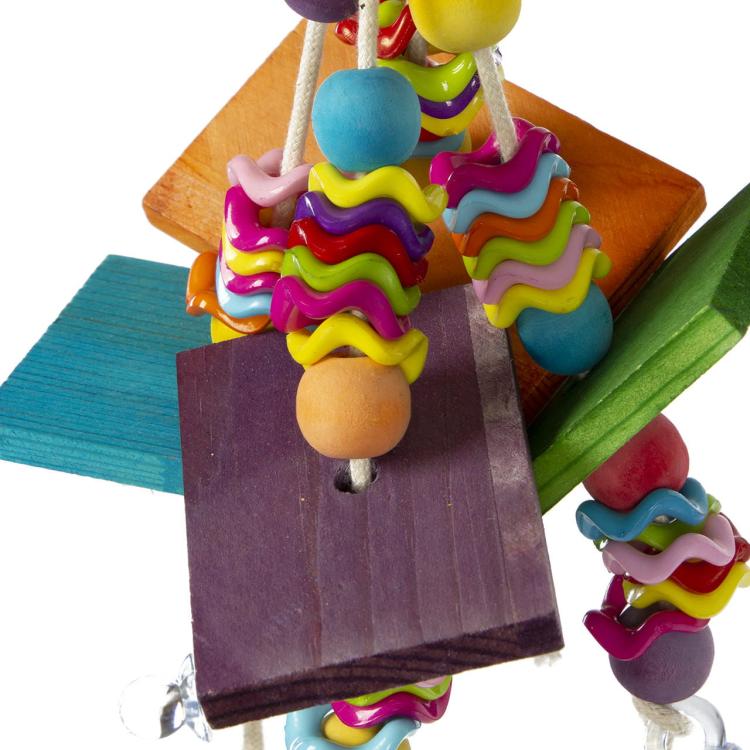 Hippy Style – barevná hračka pro malé a střední papoušky od ParrotPlanet.cz