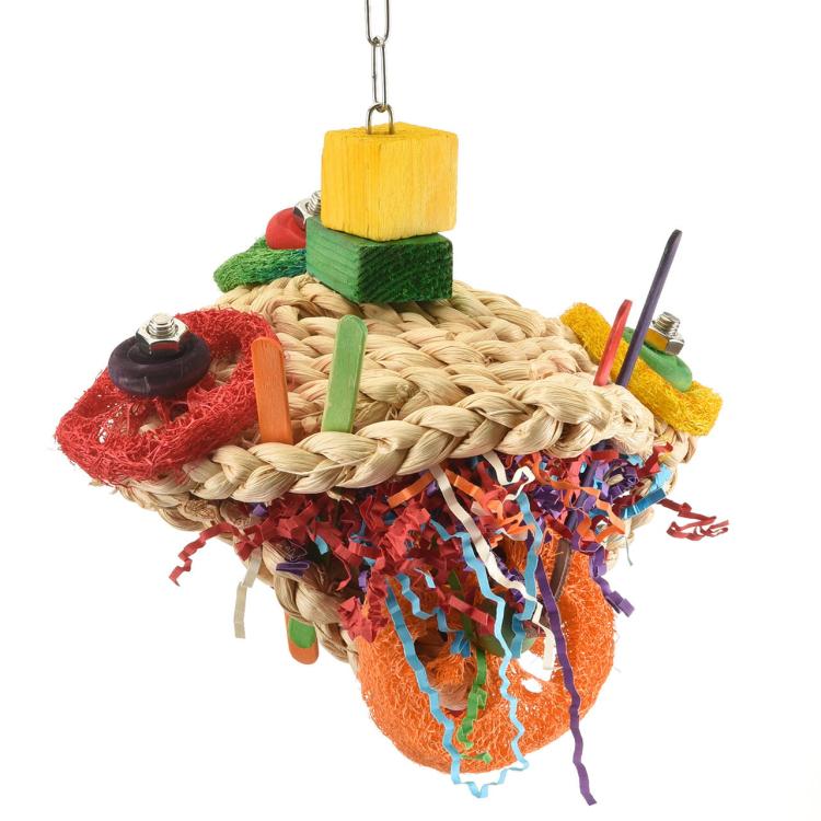 Happy Frog - hračka pro střední a velké papoušky od parrotPlanet.cz