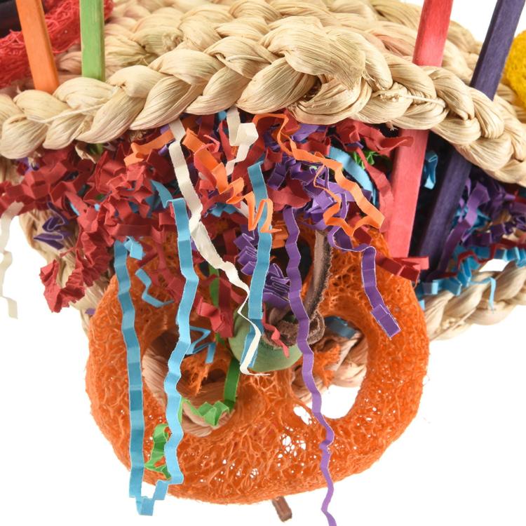 Happy Frog - hračka pro střední a velké papoušky od parrotPlanet.cz