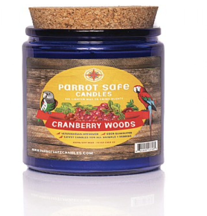 Parrot Safe Candles -CRANBERRY WOOD- Bezpečná vonná svíčka pro papoušky od ParrotPlanet.cz