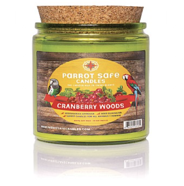 Parrot Safe Candles -CRANBERRY WOOD- Bezpečná vonná svíčka pro papoušky od ParrotPlanet.cz