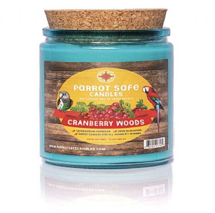 Parrot Safe Candles -CRANBERRY WOOD- Bezpečná vonná svíčka pro papoušky od ParrotPlanet.cz